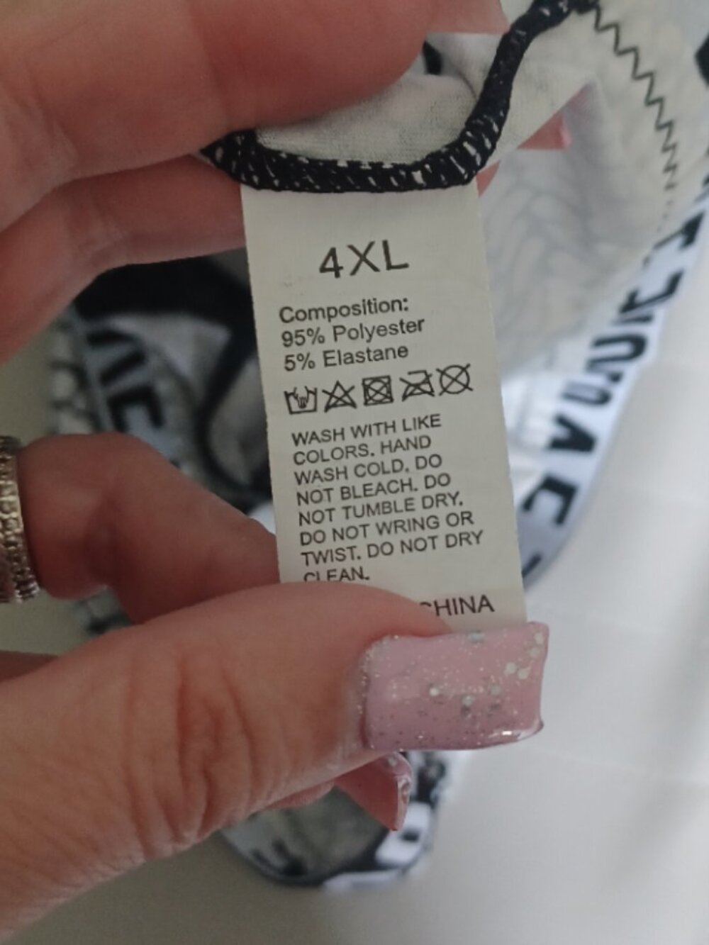 Plus Sexy Wireless LOVE Bra B/W Snakeskin Mesh Adjustable Straps Stretch 4X - Picture 4 of 5